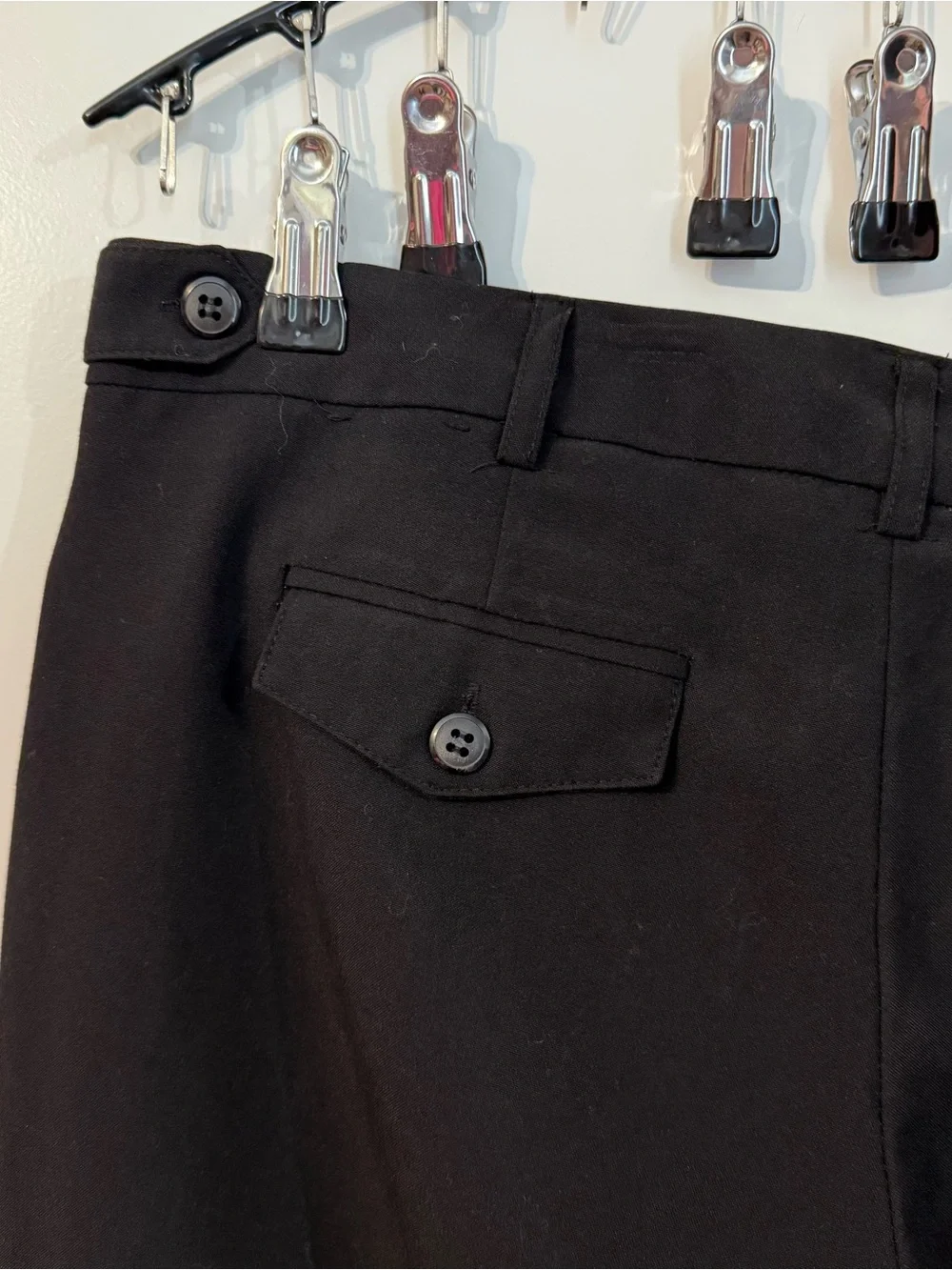 JOE B by Joe Benbasset Black Bootcut Dress Pants Size 7 Career Office - Picture 4 of 5